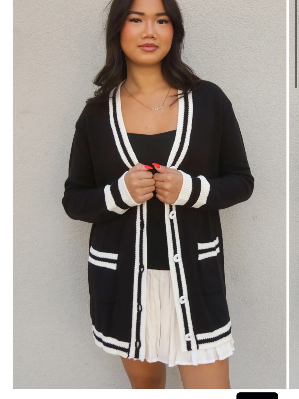 Show Me Your Mumu Lambert Cardigan- Black